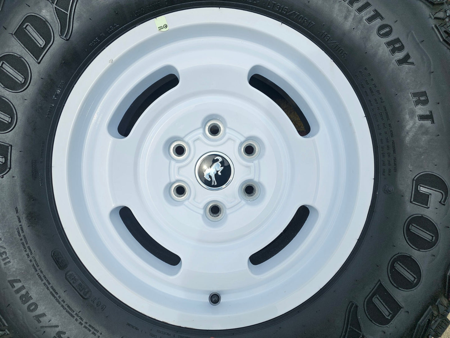 17" Ford Bronco HERITAGE Stroppe Edition 10463 OEM wheels rims white 2025 2026