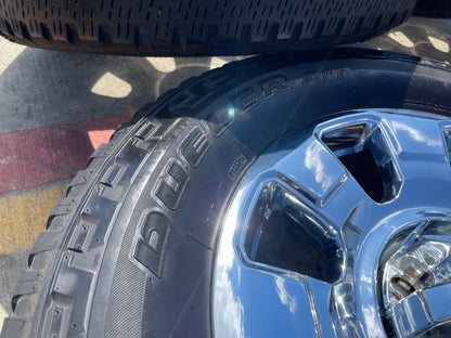 20" Ford F-250 F-350 OEM 10295 25085 10552 chrome Lariat wheels rims tires