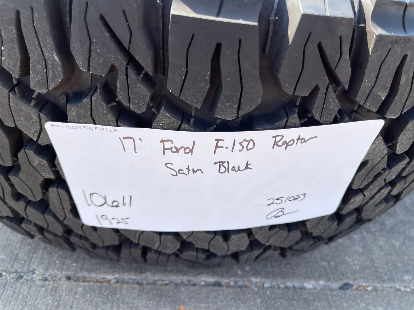 17" Ford F-150 Raptor OEM 10611 rims wheels Bronco 2024 2025 2026 2027 BFG NEW