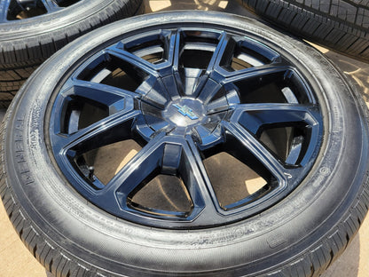 22" Chevy Tahoe Suburban RST OEM 14035 black wheels rims Silverado NEW