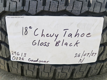 18" Chevy Silverado ZR2 Tahoe TRAIL BOSS GMC OEM 5911 wheels rims GOODYEAR NEW