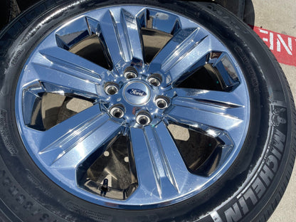 20" Ford F-150 Expedition OEM Lariat rims wheels 10171 SET tires CHROME