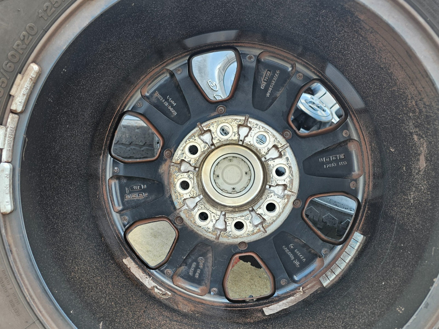 20" Dodge Ram 2500 3500 OEM 2477 black wheels rims tires