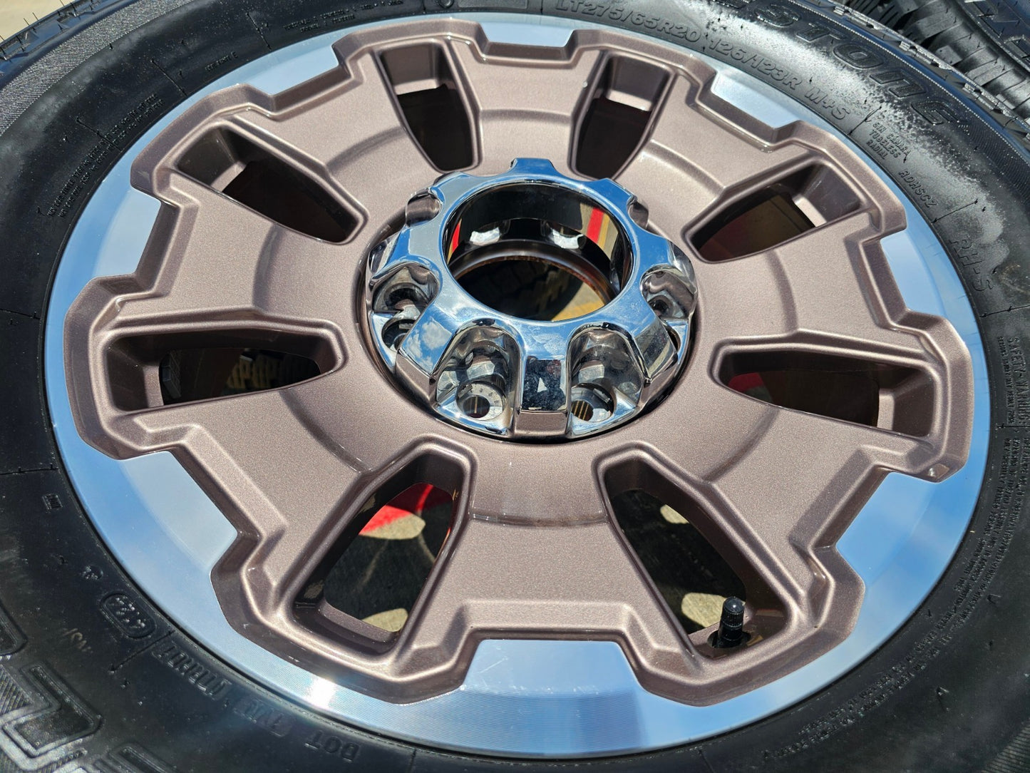 20" Ford F-250 F-350 OEM 10487 LIMITED KING RANCH tan wheels rims SET 2025 2026