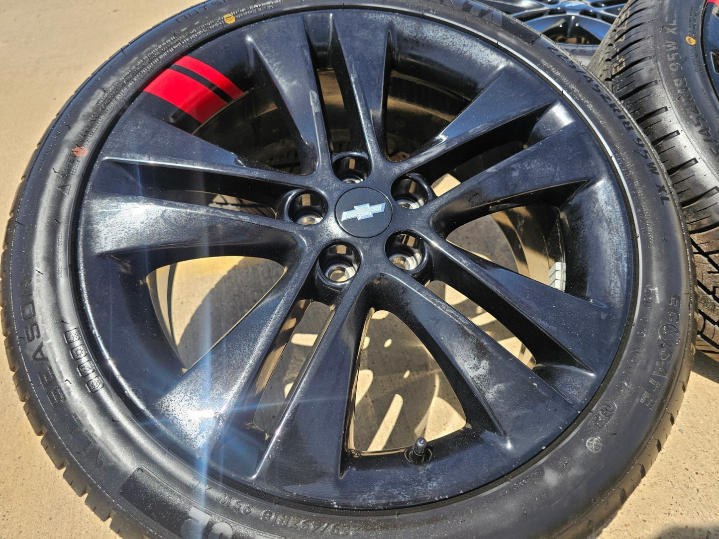 18" Chevy Cruze Trax Sonic REDLINE OEM wheels rims 5477 5828 5x105 tires SET