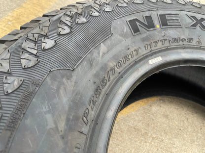 (1) 285/70/17 Nexen Roadian A/T PRO RA8 tire 285/70R17 117T M+S NEW
