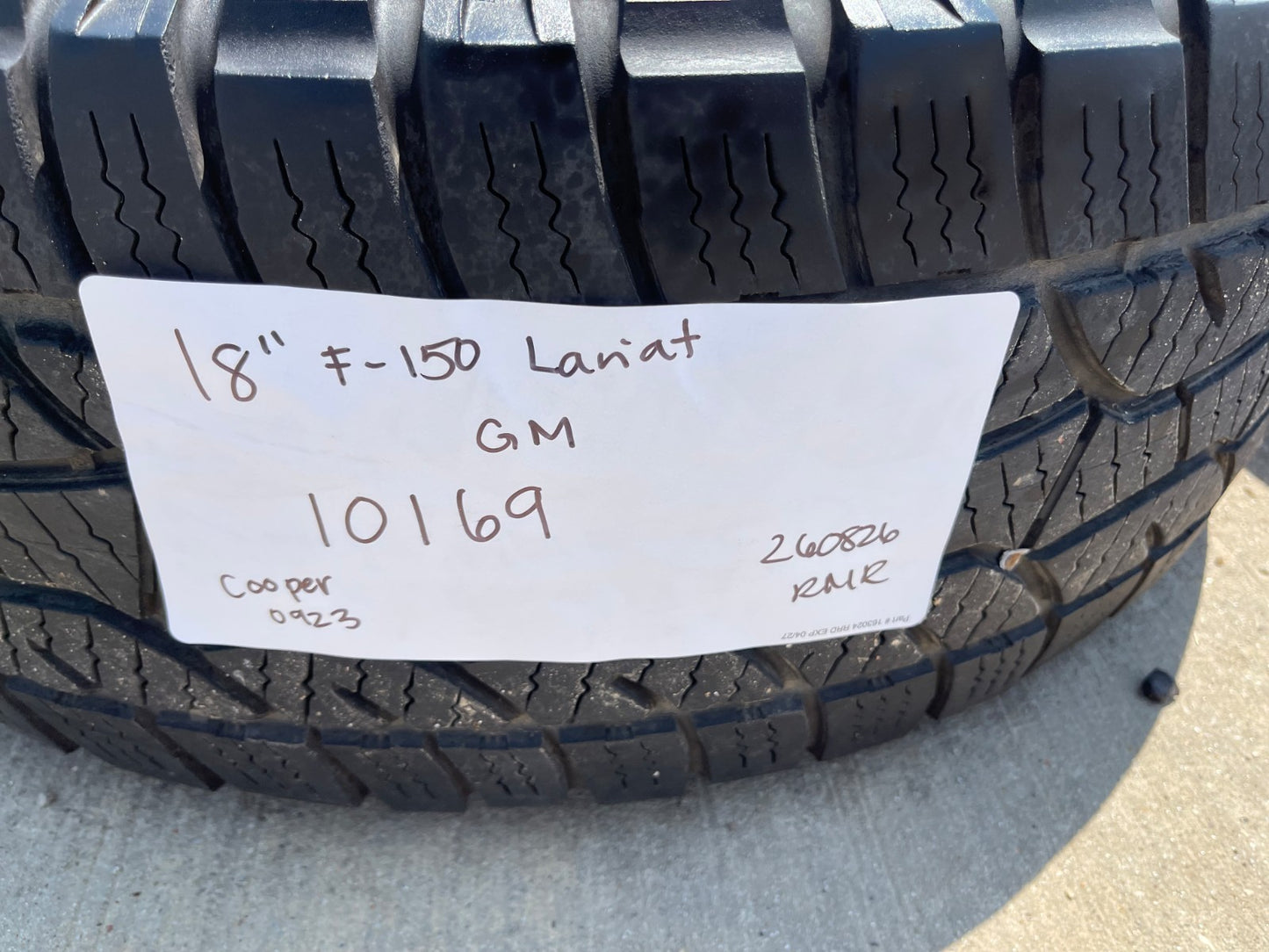 18" Ford F-150 Lariat OEM 10169 rims wheels Expedition SET COOPER A/T