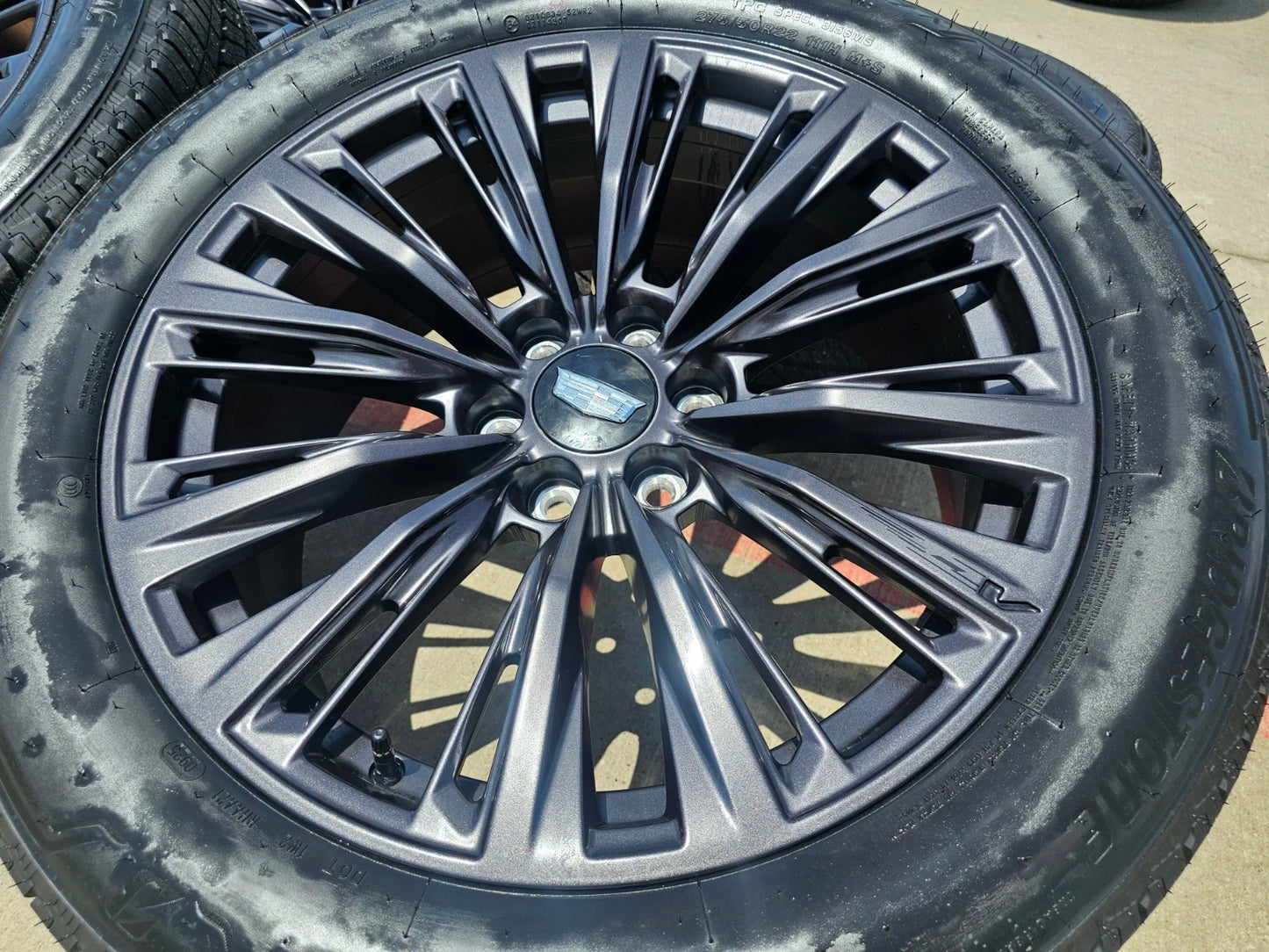 22" Cadillac Escalade V V600 Platinum OEM ORIGINAL wheels rims 2025 2026 NEW