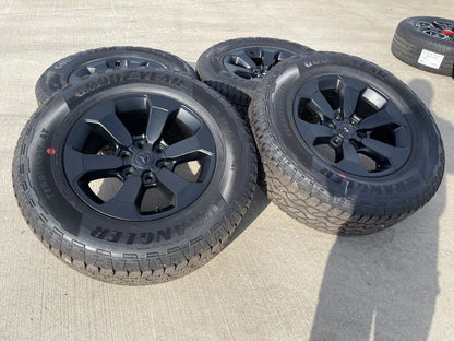 18" Dodge Ram 1500 Rebel Black OEM wheels rims 2671 tires 2023 2024 2025 NEW