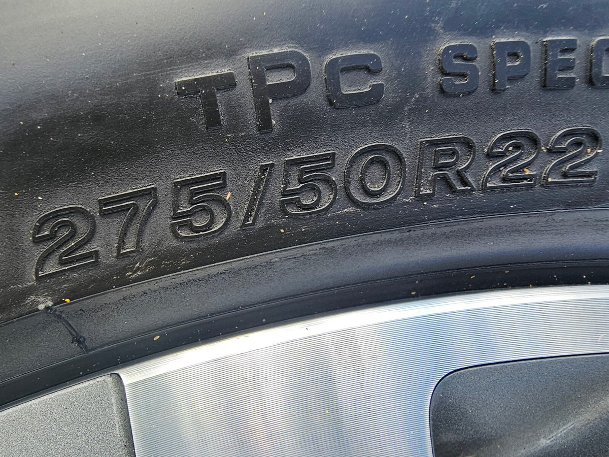 22" GMC Yukon DENALI OEM 5822 wheels rims tires Sierra SET BRIDGESTONE