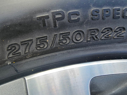 22" GMC Yukon DENALI OEM 5822 wheels rims tires Sierra SET BRIDGESTONE
