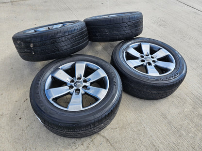 20" Ford Expedition F-150 OEM gray wheels rims 3833 3896 tires BRIDGESTONE
