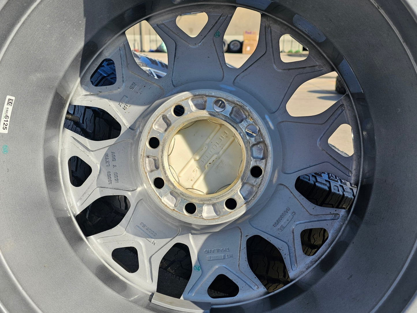 22" Hummer EV HEV 2500 OEM 8x165 14094 wheels rims 2024 2025 2026 NEW GOODYEAR