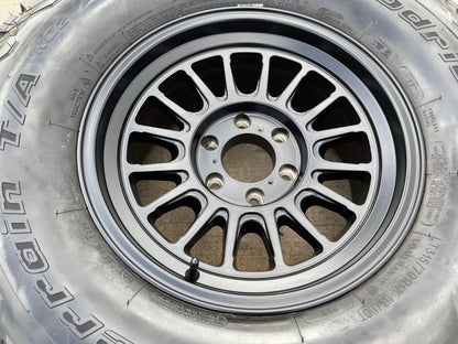 17" 17x8.5 KMC KM724 Impact OL Ford F-150 Raptor rim wheel tire 35" BFG