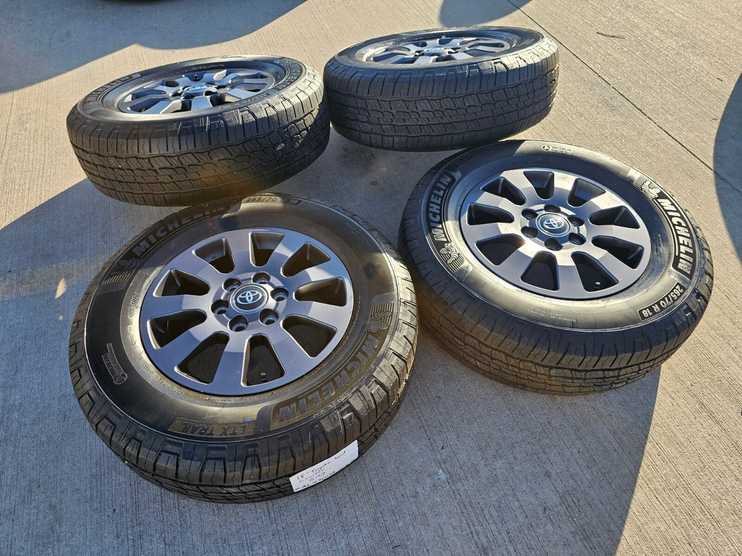 18" Toyota Land Cruiser OEM wheels rims 95952 Tundra Sequoia 2024 2025 2026 NEW