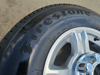 17" Ford F-250 F-350 OEM 10096 wheels rims tires FIRESTONE H/T SET