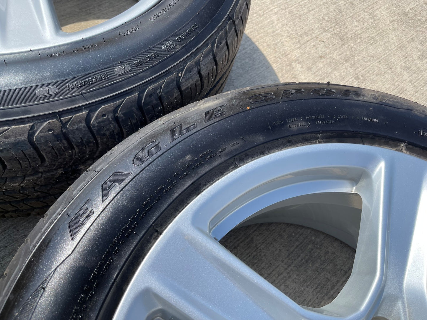 18" Chevy Camaro RS OEM wheels rims 5758 tires GOODYEAR