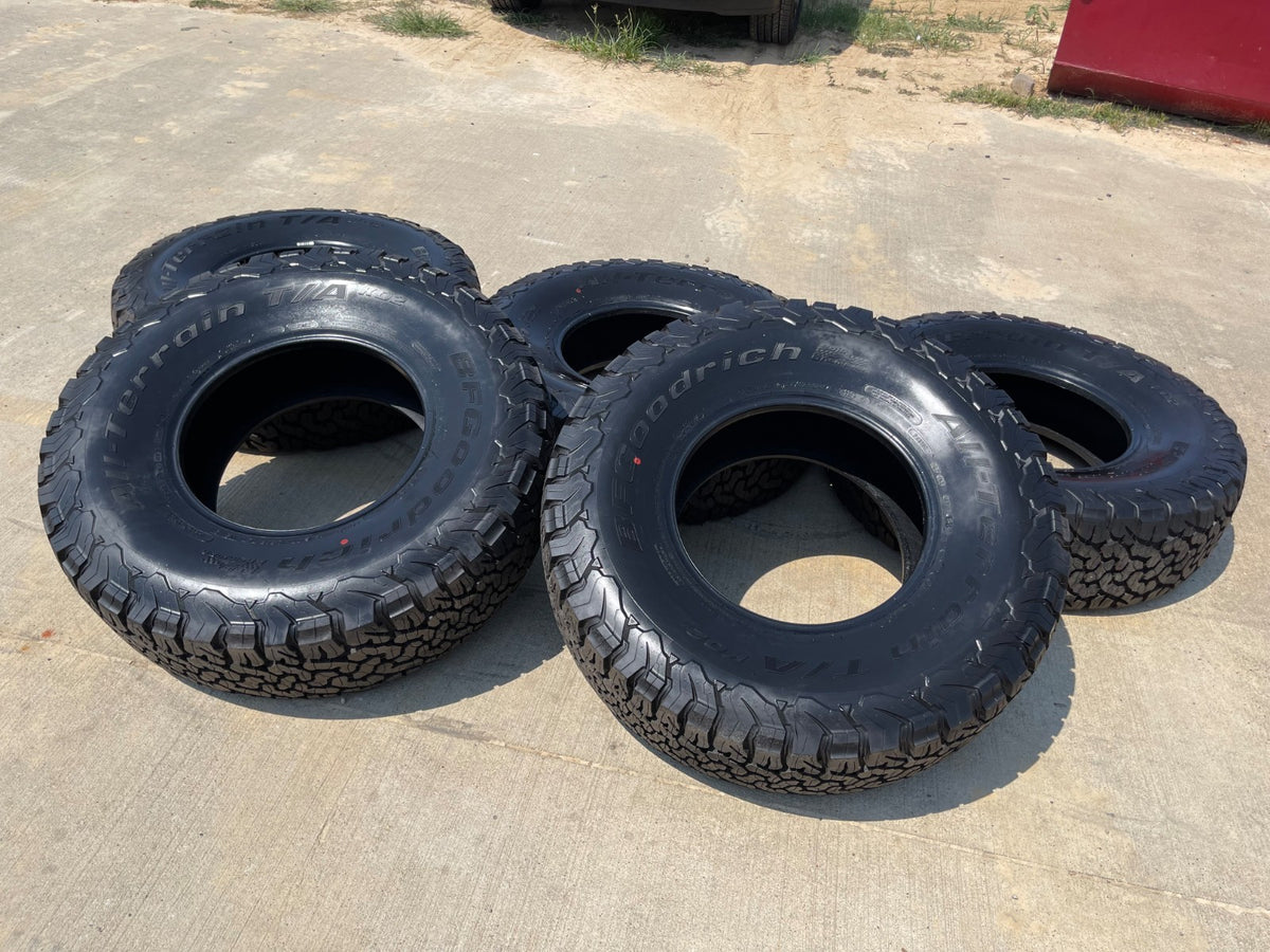 (5) 37x12.5x17 BFG KO2 A/T tires F-150 Sierra Tahoe Silverado 37" TAKE OFFS NEW