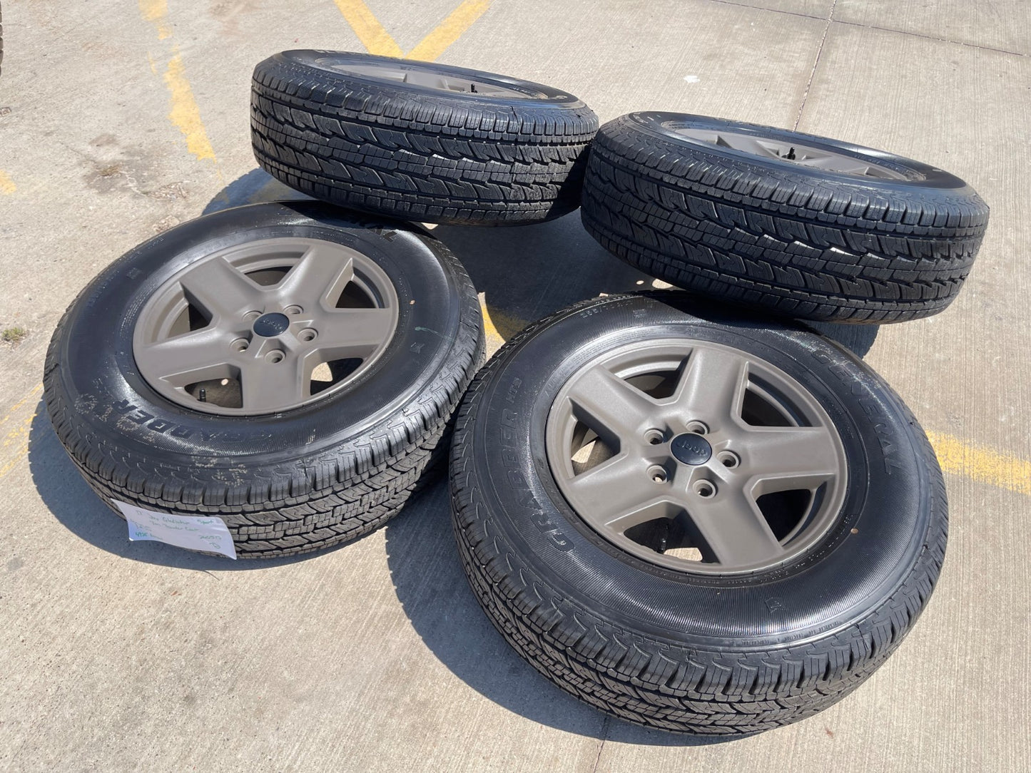 17" Jeep Gladiator MILITARY EDITION OEM wheels rims 9235 Wrangler NEW