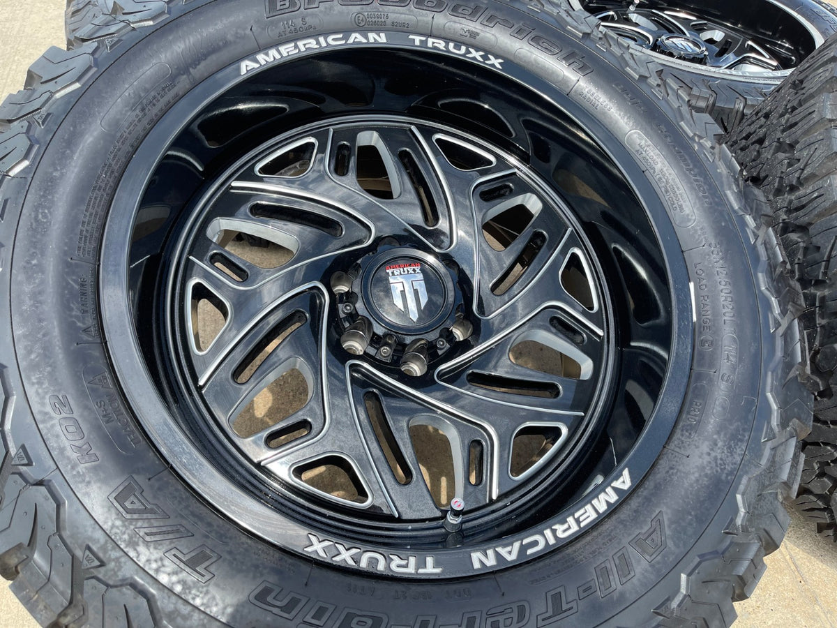 20" 20x10 American Truxx AT1914 Euphoria Ford F-150 rims wheels Expedition BFG