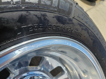 18" GMC Sierra Chevy Silverado 3500 Dually rims wheels OEM 14127 14129 SET