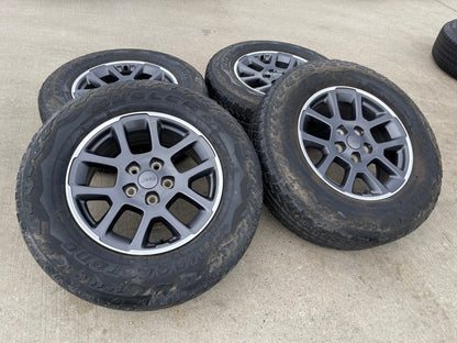 18" Jeep Gladiator Overland OEM wheels rims Wrangler 9241 tires