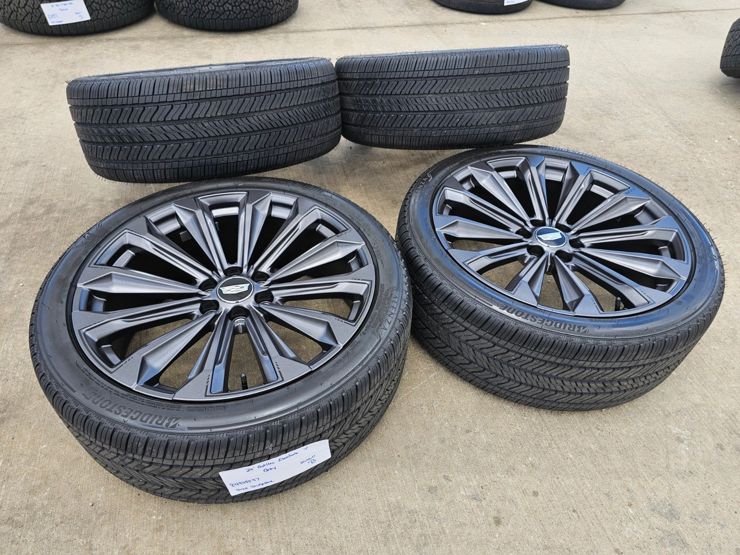 24" Cadillac Escalade V PLATINUM OEM wheels rims tires 2024 2025 2026 2027 NEW