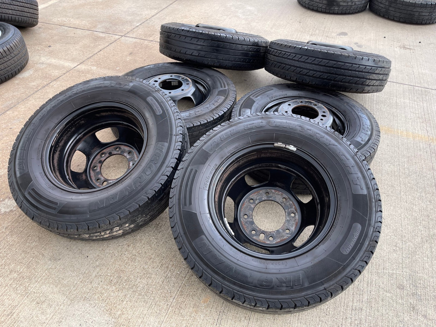 17" Dodge Ram 3500 Dually Laramie 8x200 wheels rims 2703 2704 OEM IRONMAN