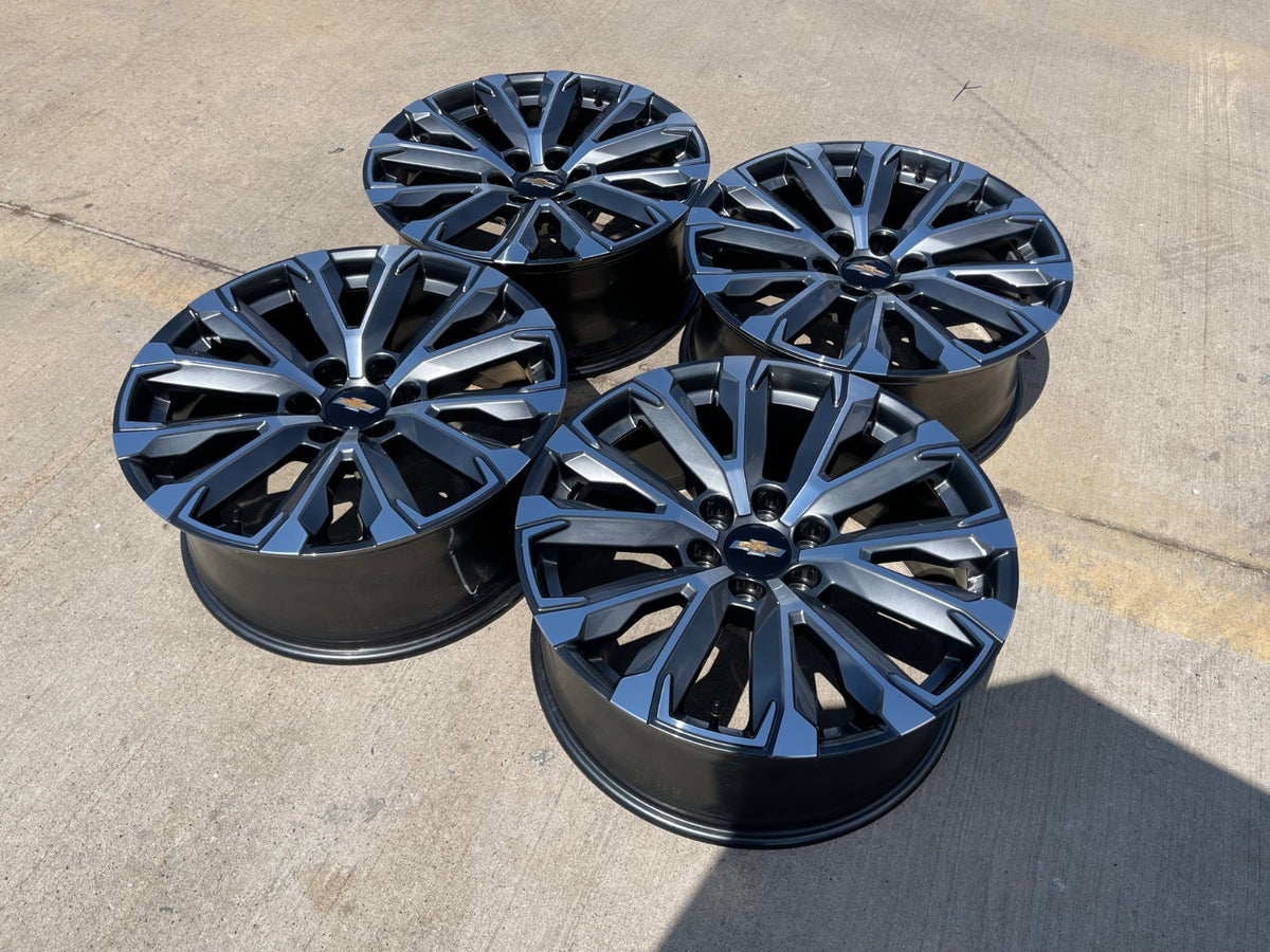 22" Chevy Tahoe Silverado Suburban OEM wheels rims 2023 2024 2025 2026 2027 NEW