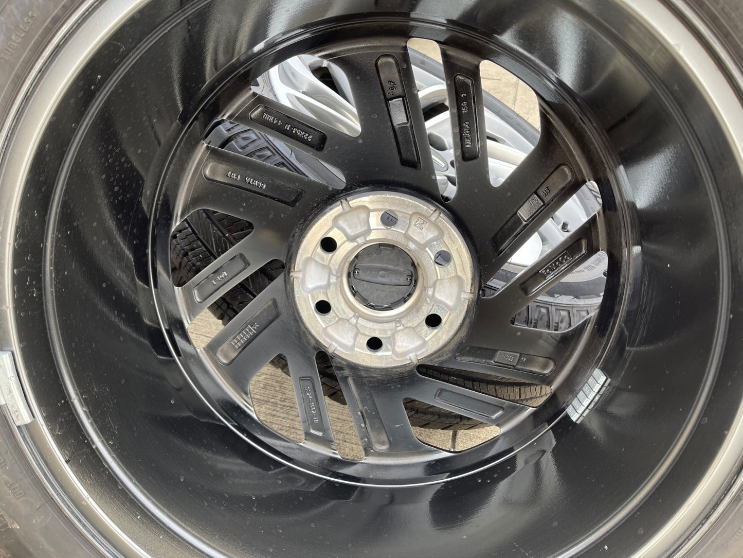22" Lincoln Navigator OEM 94225 rims wheels BLACK LABEL SET MICHELIN