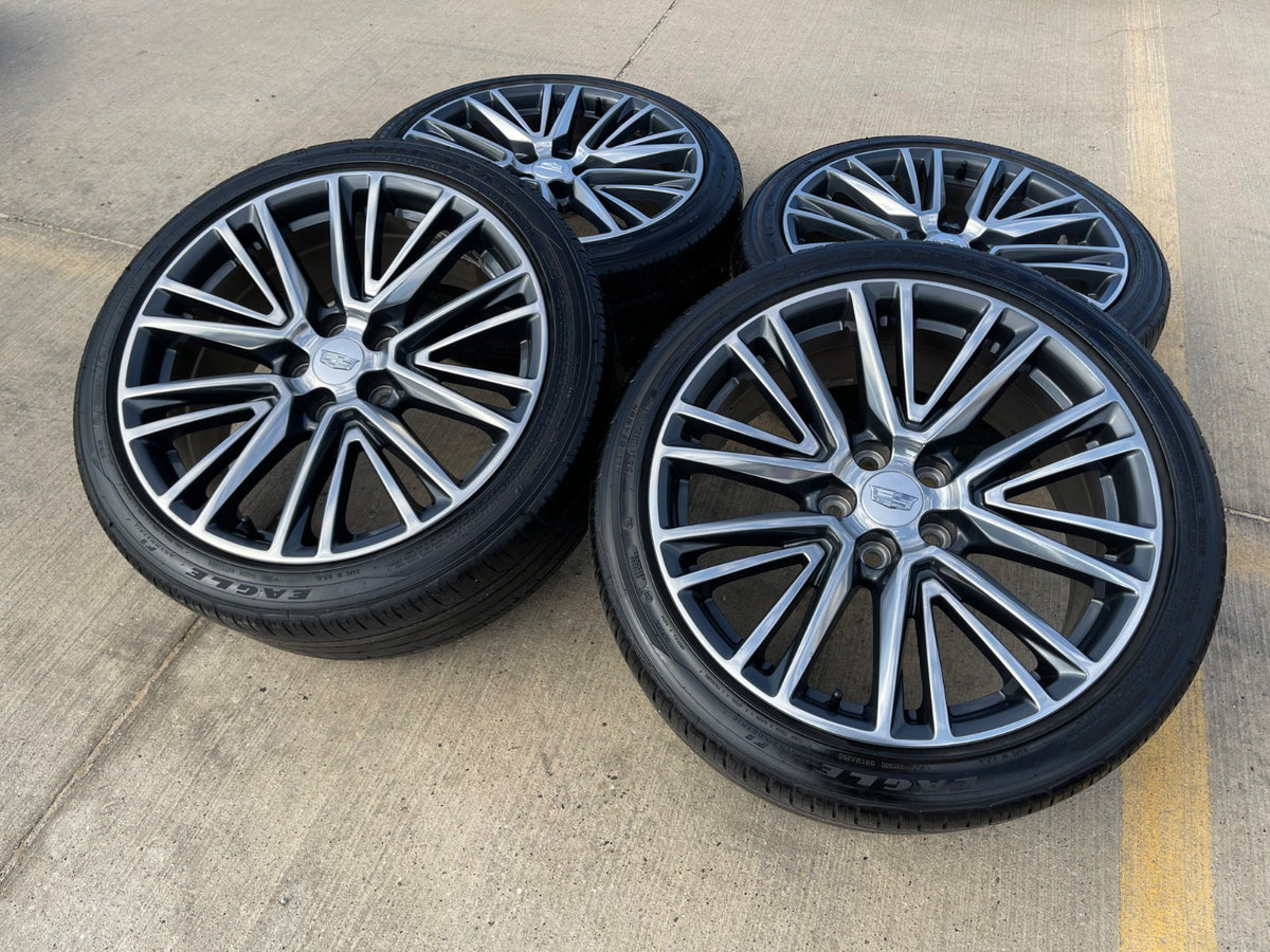 20" Cadillac CT5 CT5-V Platinum OEM 4843 wheels rims 2022 2023 2024 2025 2026