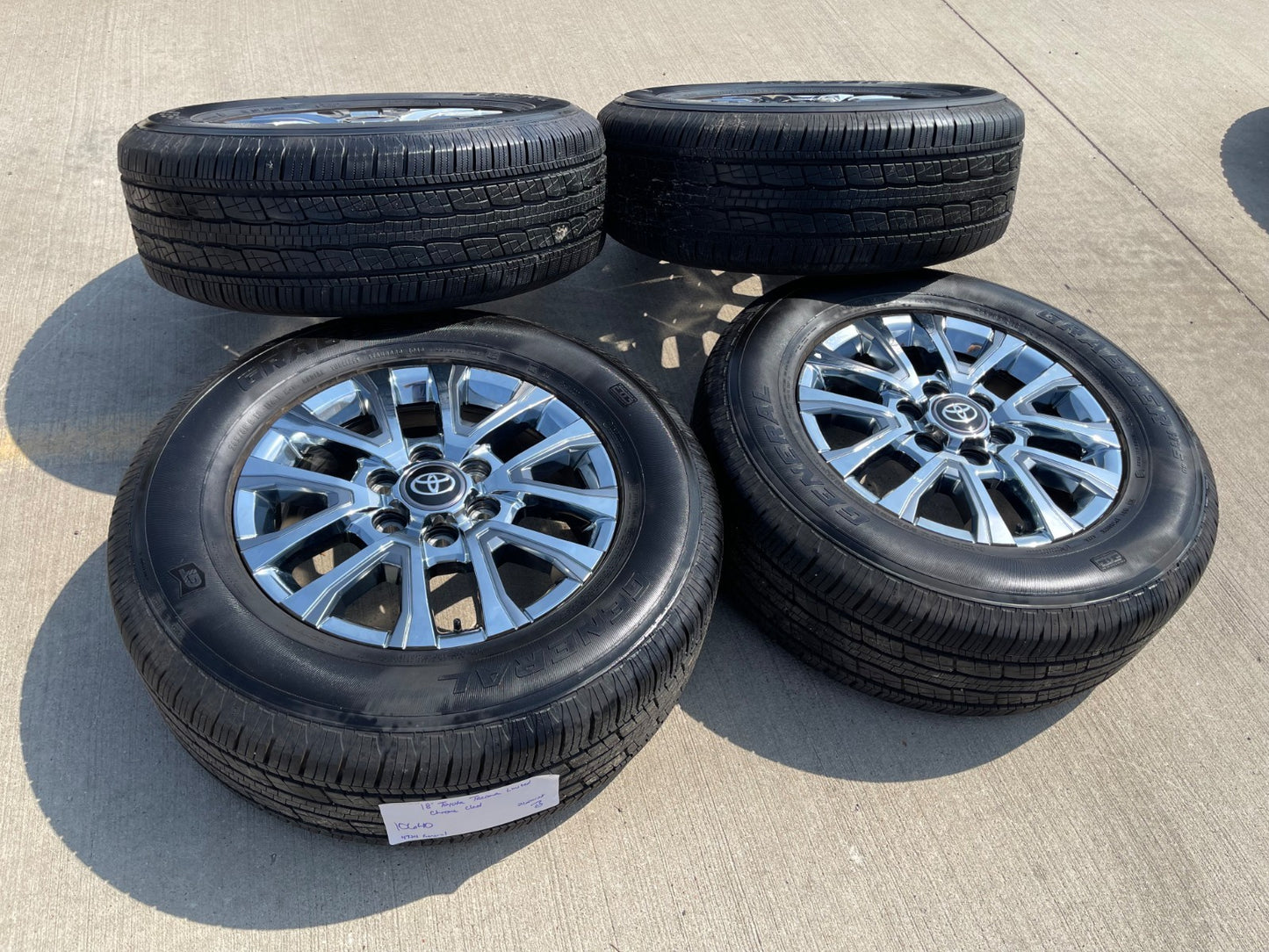 18" Toyota Tacoma LIMITED OEM wheels rims 10640 4260 4Runner 2024 2025 2026 2027