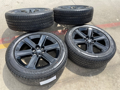 22" Ford F-150 LOBO LARIAT OEM black rims wheels tires Expedition 2026 2027 NEW