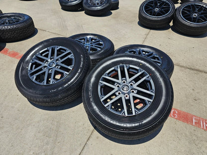 18" Toyota Tundra Sequoia OEM wheels rims GRAY 75281 LX600 2024 2025 NEW