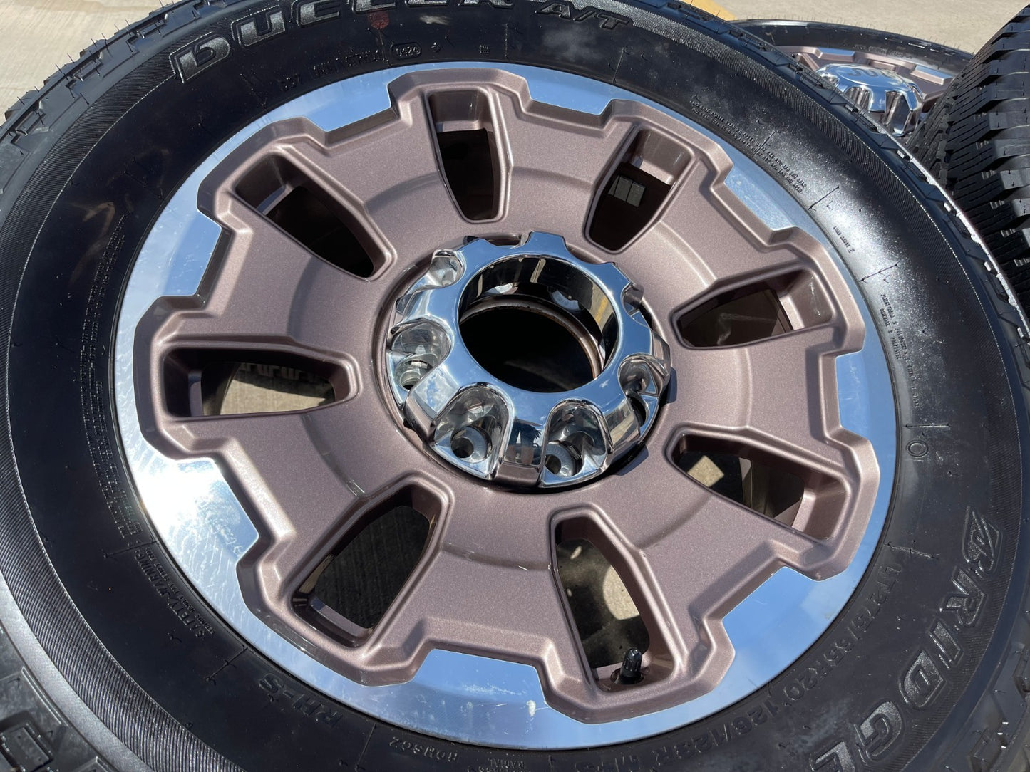 20" Ford F-250 F-350 OEM KING RANCH LIMITED tan wheels rims 10487 SET 2005-2027