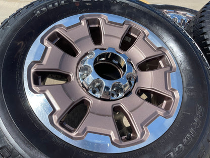 20" Ford F-250 F-350 OEM KING RANCH LIMITED tan wheels rims 10487 SET 2005-2027