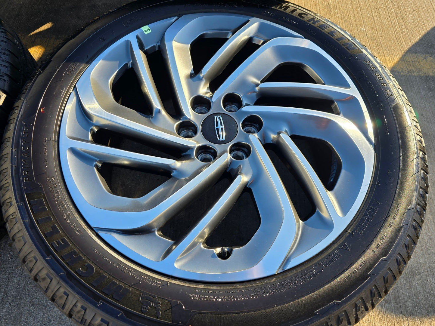 22" Lincoln Navigator OEM 94225 rims wheels BLACK LABEL 2025 2026 MICHELIN NEW