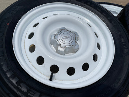17" Ford Maverick Bronco Sport WHITE rims wheels 10415 OEM SET NEW
