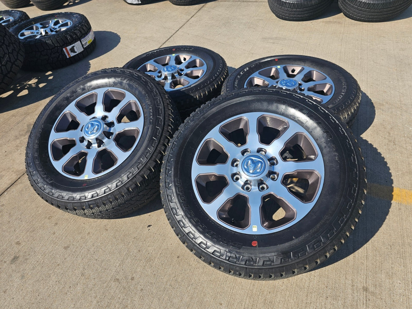 20" Dodge Ram 2500 3500 OEM wheels rims 2698 2699 tires 2023 2024 2025 2026 NEW