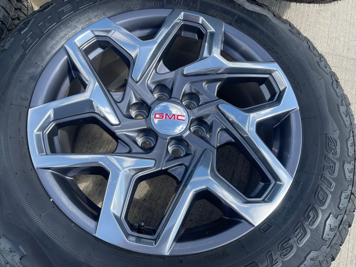20" GMC Sierra Yukon AT4 Tahoe Silverado 95369 OEM wheels rims 2025 2026 SET