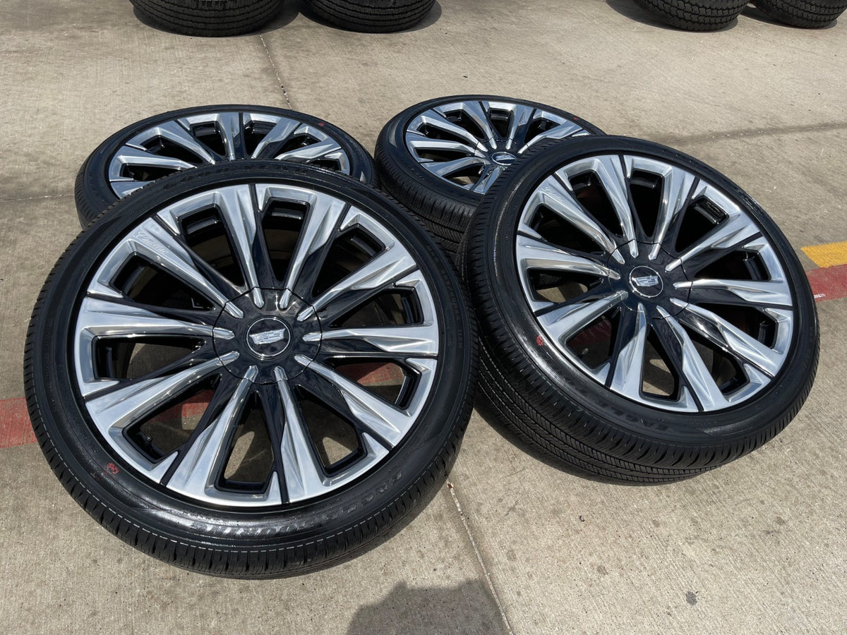 24" Cadillac Escalade PLATINUM OEM wheels rims V 2023 2024 2025 2026 2027 NEW