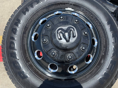 17" Dodge Ram 3500 Dually Laramie wheels rims 2706 2707 OEM black SET 2025 2026