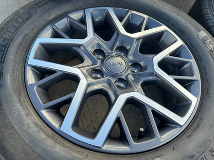18" Jeep Grand Cherokee OEM wheels rims 9331 Wrangler Gladiator NEW MICHELIN