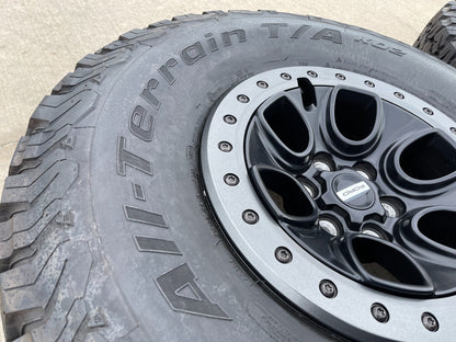 17" Ford F-150 Raptor OEM BEADLOCK rims wheels 10459 95210 BFG KO2 37" tires NEW