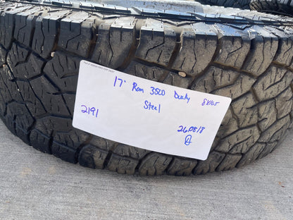 17" Dodge Ram 3500 DUALLY OEM wheel rim 2191 8x165 8x6.5 SET