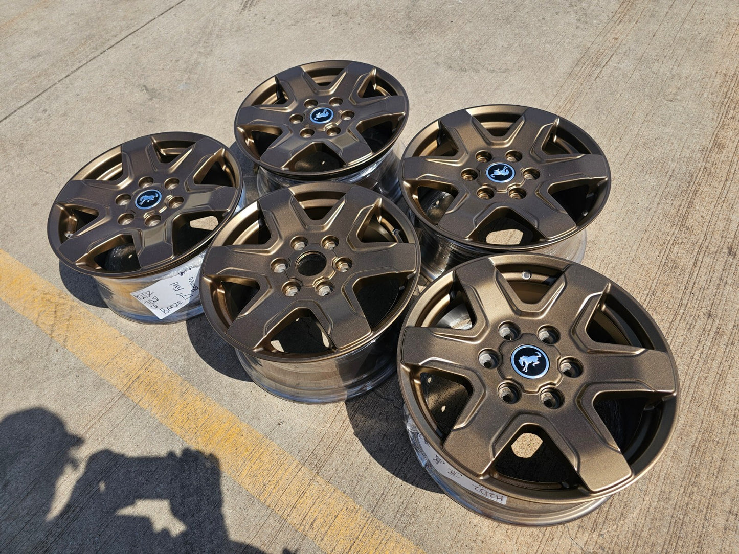 (4) 17" Ford Bronco wheels rims 95292 10383 SASQUATCH Ranger 2023 2024 2025 NEW