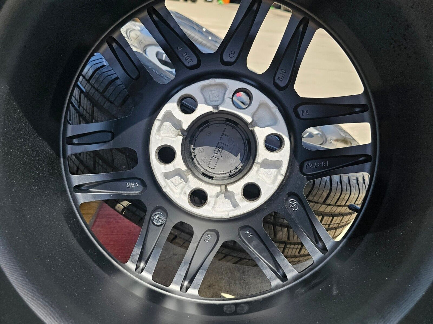 18" Toyota Tacoma 4Runner TRD OEM black wheels rims tires 2024 2025 NEW