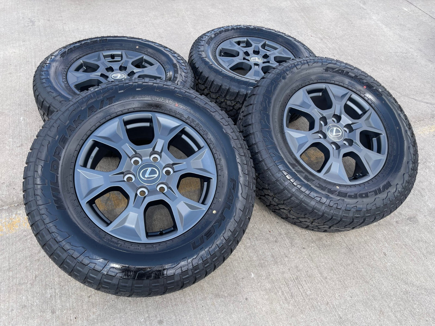 18" Lexus GX550 OEM 10544 wheels rims Land Cruiser Tundra Sequoia NEW FALKEN AT3