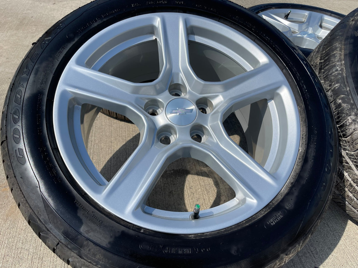 18" Chevy Camaro RS OEM wheels rims 5758 tires GOODYEAR