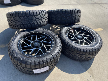 20x9 20" MOTO METAL MO985 Breakout Silverado RAM Tacoma wheels rims 6x139 6x5.5